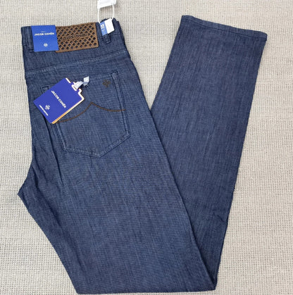 Jeans Thin Cotton Men 2026 Spring Summer new fashion straight breathable outdoors comfort Zipper Big size 30-40 Pants