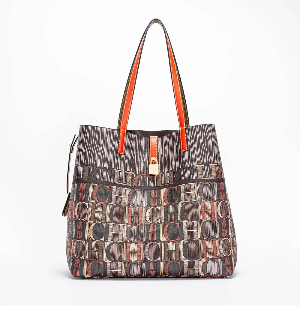 Women's Work 2024 Seasons New Leisure Personalized Tote Bag Fashion Underarm Bag Retro Large Capacity Shoulder Bag