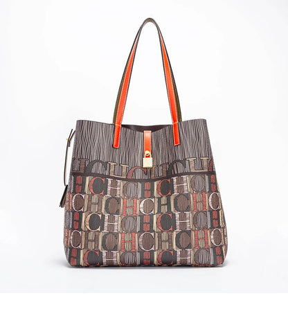 Retro Large Capacity Shoulder Bag for Women's Work 2024 Seasons New Leisure Personalized Tote Bag Fashion Underarm Bag