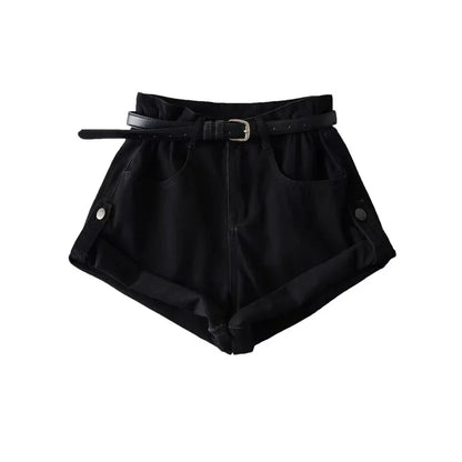 Shorts Basics Denims Women Jean High Waist Sexy Jeans Casual Buttons Pockets 2024 Summer Short Femme Denim Wide Leg Pants
