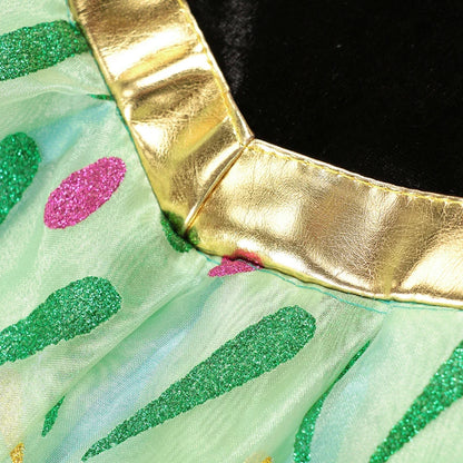 Full Printing Kids Cosplay Anna Princess Costume Fancy Birthday Carnival Party Prom Dress Toddler Role Play Clothing Outfits