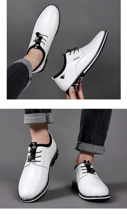 Oxfords Leather Shoes Men Luxury Big Size 50 51 52 53 Men Dress Shoes Business Party Wedding Office Work Shoe 2026 Men Loafers