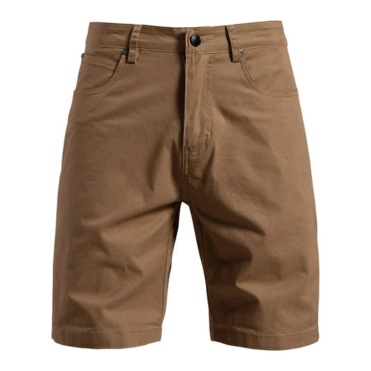 Men's 100% Cotton Summer Casual Shorts Multi-Pocket Shorts Solid Color 11 Colors Outdoor Breathable Shorts