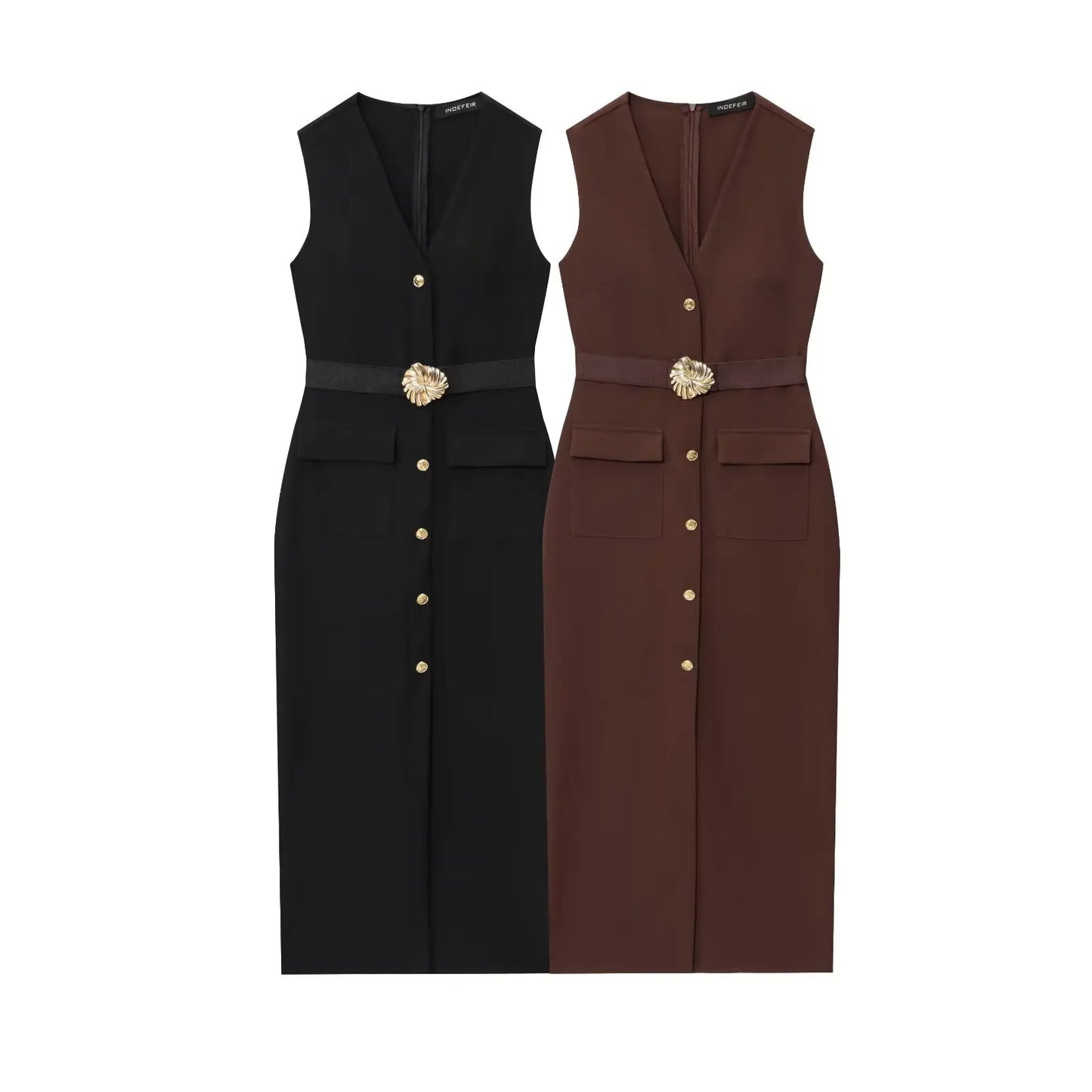 Black Elegant Party Midi Dresses 2026 Women's Summer Sleeveless Long Dresses Fashion Casual Vintage Evening Party Dress  ﻿