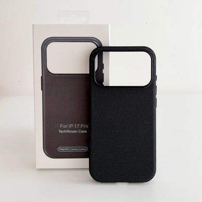 Luxury Tech Woven for Magsafe Magnetic Case for Iphone 17 Air 16 15 Plus 14 13 12 11 Pro Max TechWoven Wireless Charging Cover