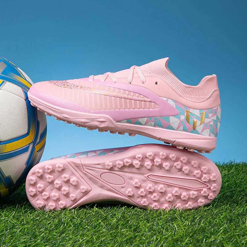 New Kid Match Boys Professional Non-Slip Comfortable Football Boots Sneakers Match Soccer Shoes Outdoor Sports Shoes Unisex