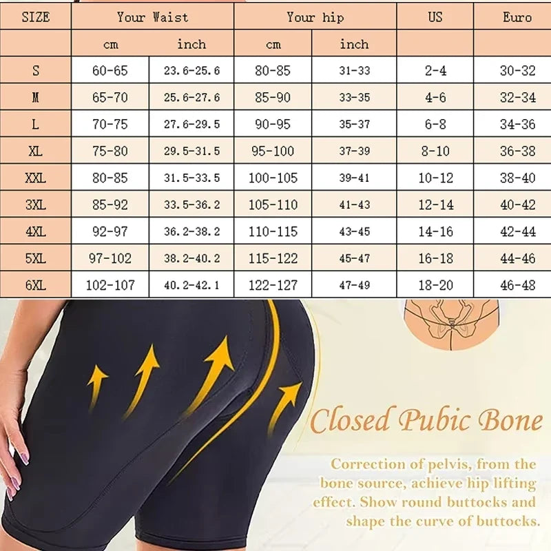 Hip Butt Enhancer Butt Lifter Padded Panties Pad Shapewear Bottom Enhance 6XL Hip Dip Smooth Women Body Shaper Panties