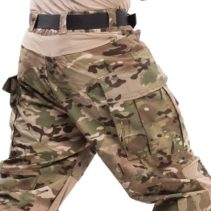 Outdoor Military Tactics Work Pants G3 Cargo Trousers Training Hiking GEN3 Green Spot Combat Tactical Pants Hunting Clothes Men