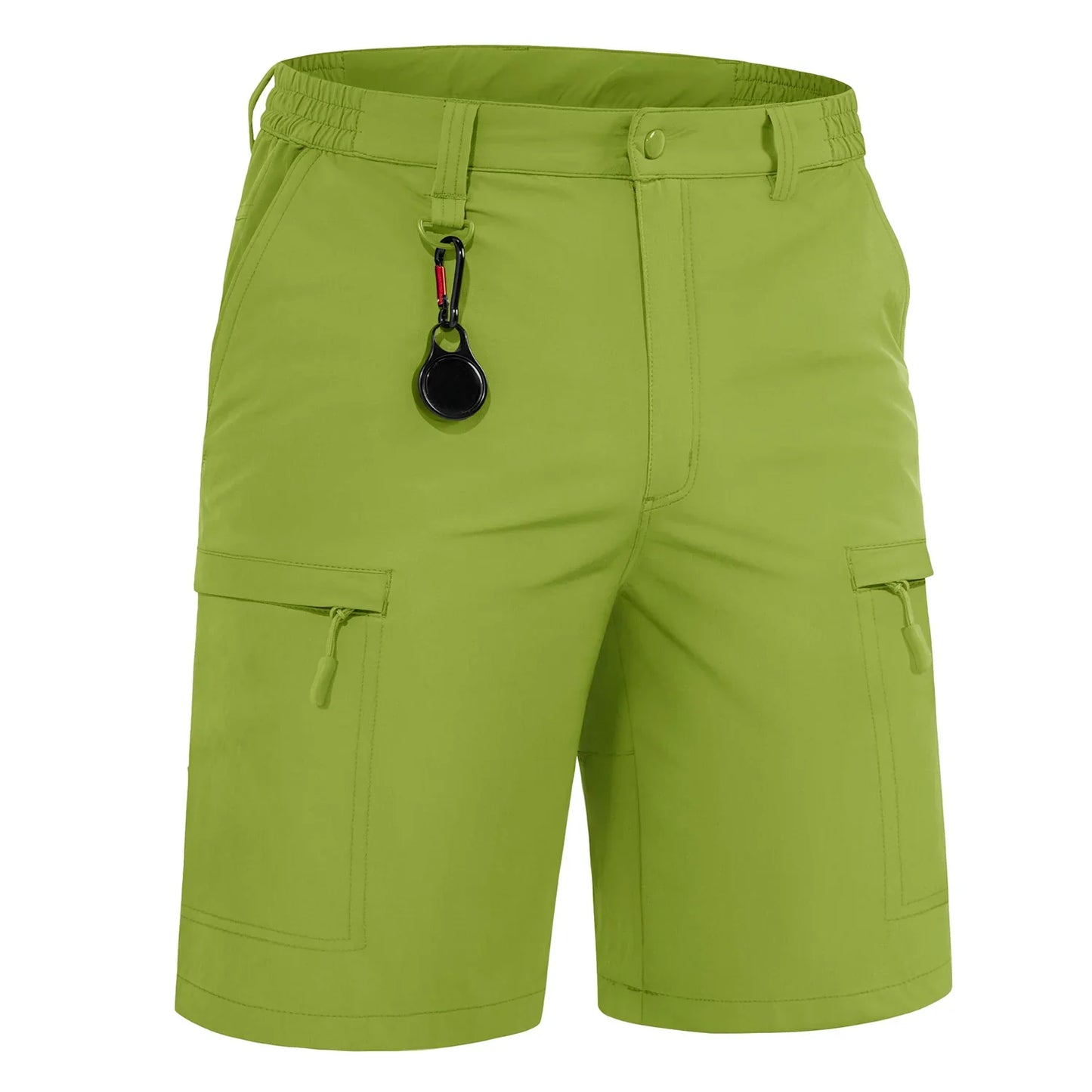 Summer Moisture Wicking Casual Shorts Mens Cargo Work Shorts Running Jogging Sports Bottoms Nylon Rip-Stop Short Pants