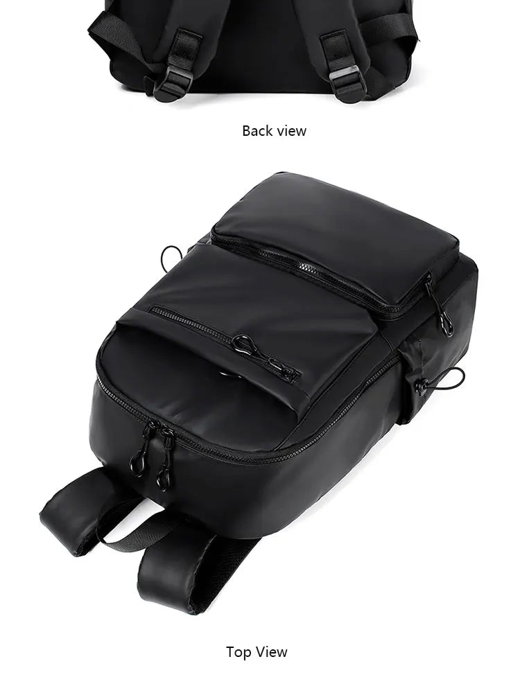 A 14 Inch Computer Backpack Large Capacity Simple Durable Men's Backpack Lightweight Men's Travel Backpack Student Schoolbag