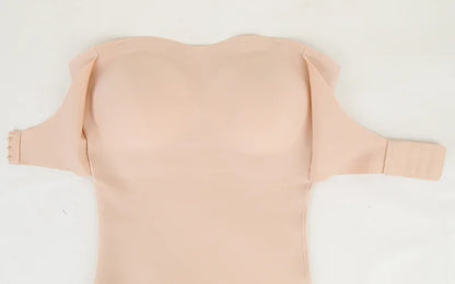 Women Sexy Removable Strap Body Shaper S-4XL Padded Bra Front Closure Hipster Bodysuit Tummy Control Shapewear Thong