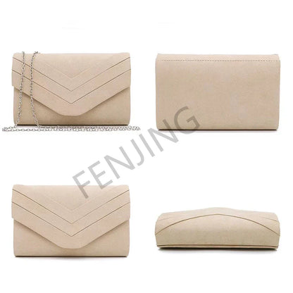 Velvet Women's Evening Bags Formal Party Clutches Wedding Purses Cocktail Prom Handbags Luxury Chain Shoulder Messenger Bags