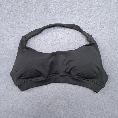 Shorts Set 2 Pieces Seamless Yoga Set Workout Tracksuit Women Halter Sport Bra And Low Waist Scrunch Bum Gym Shorts Suits