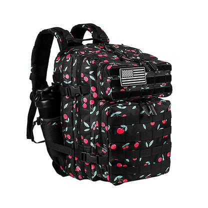 45L/35L/25L Tactical Backpack for Men and Women Waterproof Athlete Gym Outdoor Bag Travel Hiking Rucksack with Bottle Holder