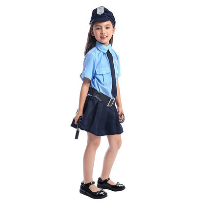Dress Up America Police Costume for Police Officer Costume for  - Cop Uniform Set with Accessories  Party Show Gifts