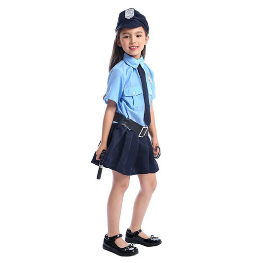 Dress Up America Police Costume for Police Officer Costume for  - Cop Uniform Set with Accessories  Party Show Gifts