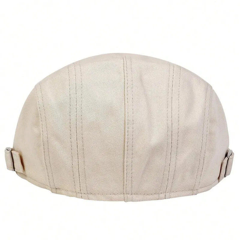 Men Light Board Solid Color Newsboy Caps British Painters Hats Spring and Summer Adjustable Flat Cap Hip Hop Berets