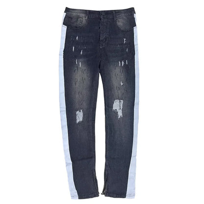 Jeans Men Wide Leg Cargo Pants Streetwear Baggy Men Korean Fashion Loose Straight Male Clothing Y2K Hip Hop Style Male Trousers