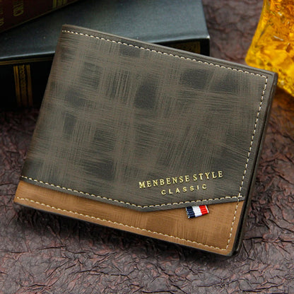 Portefeuilles Homme Mini Porte-monnaie Classique Slim Porte-photo Petit Portefeuille Homme Qualité Porte-cartes Cuir Givré Homme Sacs