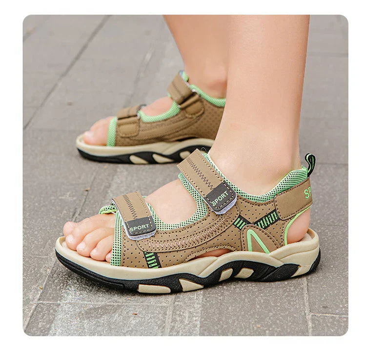 Children Sandals 2026 Summer Children's Sandals Boys Primary School Students Comfortable Soft Bottom Kids Sandals Comfortable