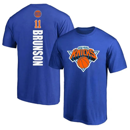 2026 New York Brunson No. 11 T-shirt Men and Women Summer Cotton Y2K Clothing Fashion Round Neck Short Sleeved Shirt Streetwear