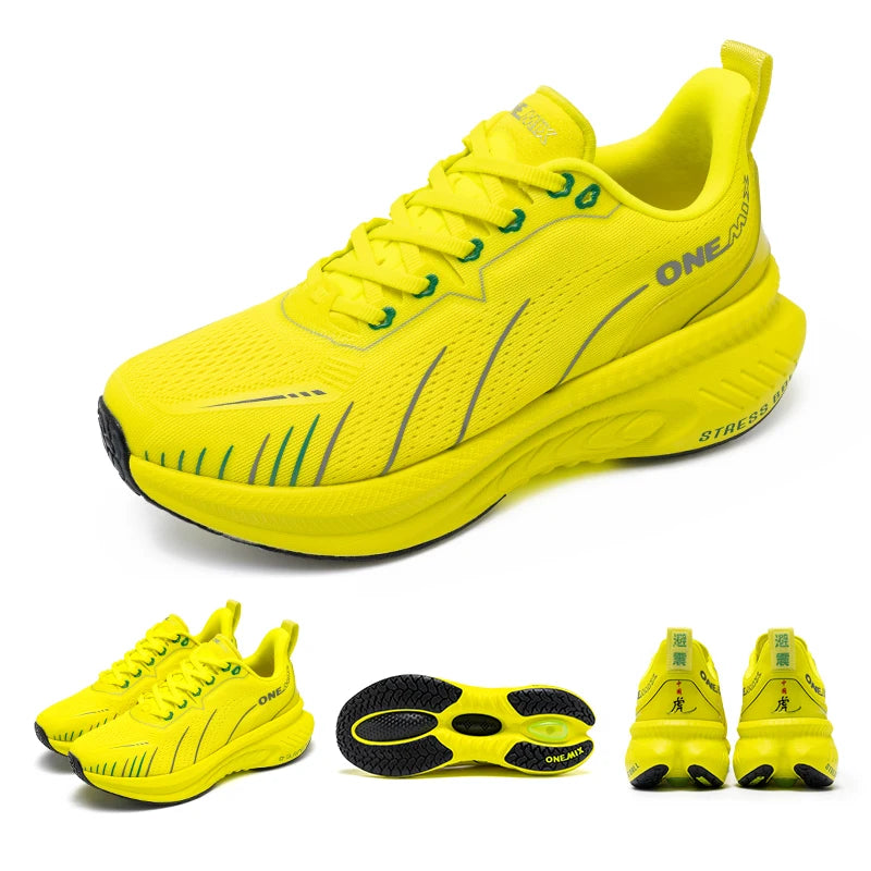 White Road Running Shoes for Men Air Cushion Outdoor Sport Shoes Male Trainers Summer Jogging Shoes Women Footwear