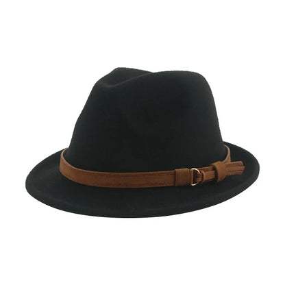 Hats for Women Fedora Winter Cowboy Hat Top Wool Khaki Green Black Jazz Caps Gentlemen Hats for Men Pamelas Y Tocados Para Bodas