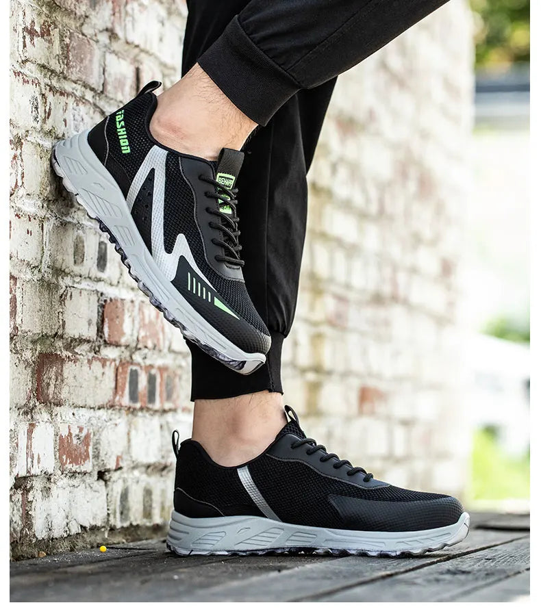 Fashion Insulation 6KV Plastic Toe Cap Labor Protection Shoes Anti Nail Indestructible Work Safety Boots Sneakers Male Footwear