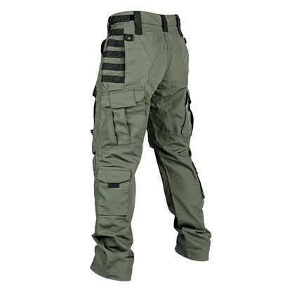 Men Military Tactics Pants Quick Dry Tactical Cargo Pants Wear-Resistant Multi-Pocket Men's Trousers Loose Combat Work Pant Male