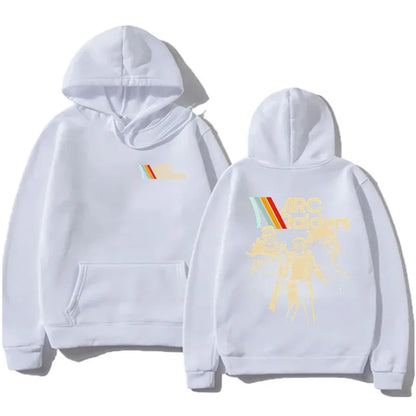 ARC Raiders Striped Hoodies ARC Hot Game Survival Evolved Sweatshirt  Gifts for Gamer Clothes Unisex Vintage Game Lovers Hoody