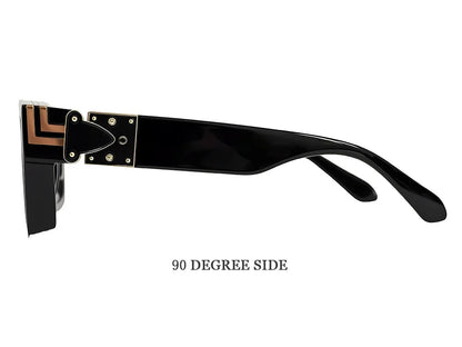 Brand Design Square Sunglass Men Vintage Retro Millionaire Sunglasses Women Thick Frame Fashion Glasses Dropshipping Gafas De So