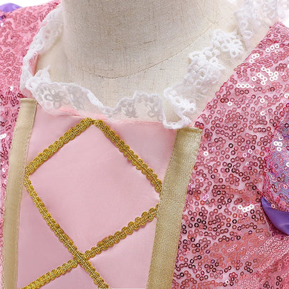 Halloween Costume for Girls Carnival Cosplay Kids Clothes Party Birthday Princess Dress Lace Wedding Christmas Costumes