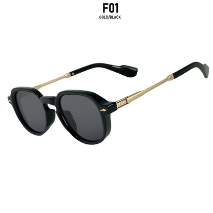 Fashion Sunglass Men Vintage Retro Sunglasses Women 2026 Oval Luxury Glasses Vacation Gafas De Sol Hombre Lunette Soleil Femme