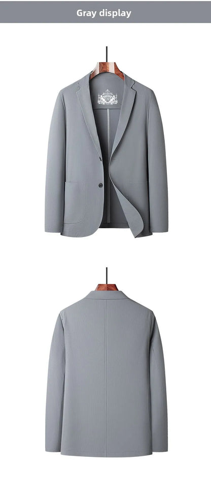 Sun Protection Lightweight Blazer - Fashionable for Outdoor Travel, Weddings, Leisure, Korean Style - Men's Breathable Blazer