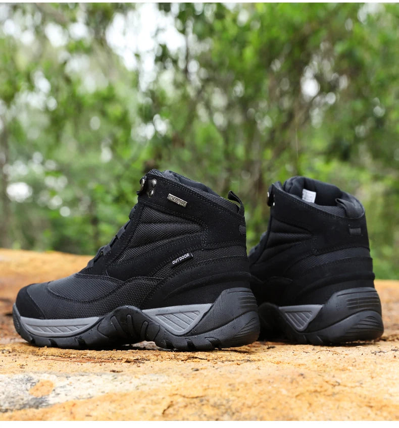 Men Tactical Boots Waterproof Army Plus Work Climbing Shoes Size Boot Anti-Slip Casual Outdoor Military Brand Ankle Hiking Shoes
