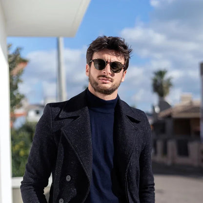 Steampunk Style Clip On Sunglasses for Men Women Anti Blue Light Glasses+Polarized Clip Fashion/Retro Computer Eyewear