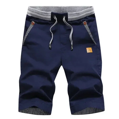 Men's Shorts Hot 2024 Summer Casual Cotton Fashion Style Boardshort Bermuda Male Drawstring Elastic Waist Breeches Beach Shorts