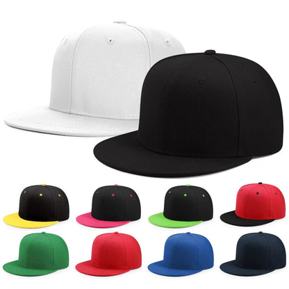 New Hot Sale Cap Plain Snapback Hat High Quality Adult Hip Hop Baseball Cap Men Women Outdoor Leisure Baseball Hat