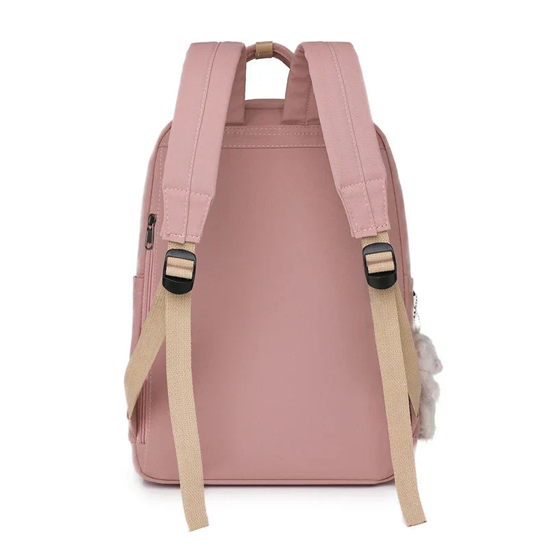 Solid Color Women Backpack High Quality Youth Waterproof Backpacks for Teenage Girls Female School Shoulder Bag Bagpack
