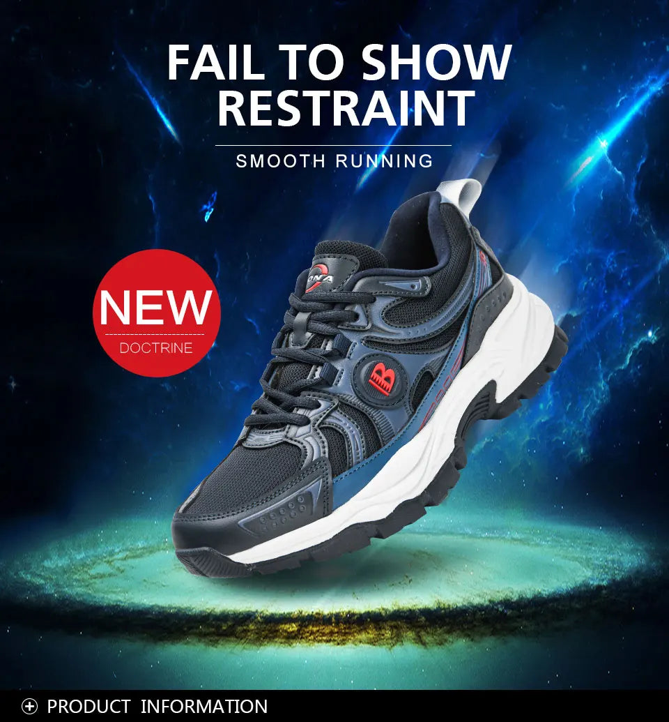 New Designers Action Leather Mesh Jogging Shoes Men Breathable Running Shoes Walking Sports Sneakers Athletic Trainers