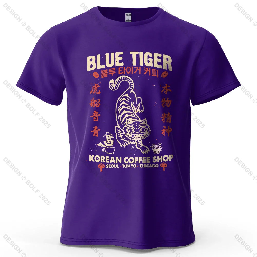 Trendy Printed Men's T-Shirt 100% Cotton Oversized Cultural Graphic Tees for Women Tops Tees Casual Streetwear