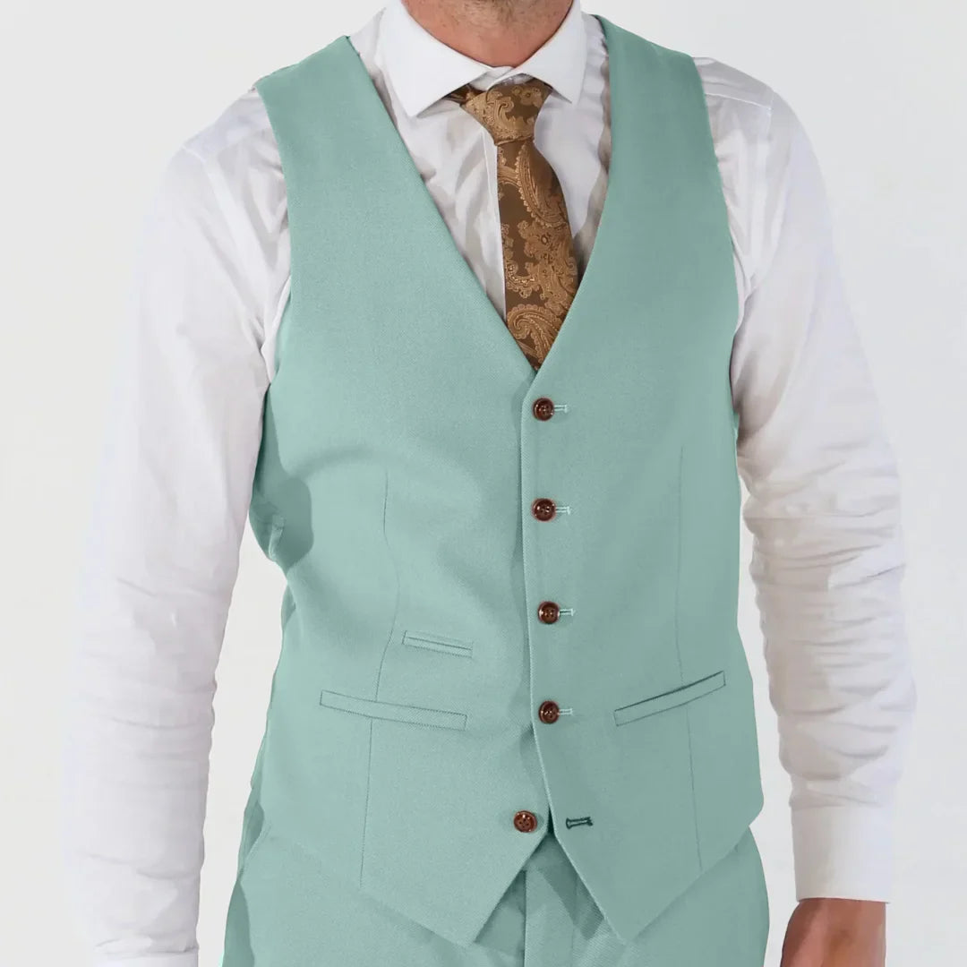 Men Vest Beige V Neck Single Button Solid Waistcoat For Wedding Birthday Banquet Party Business Daily Casual Men Suit Vest