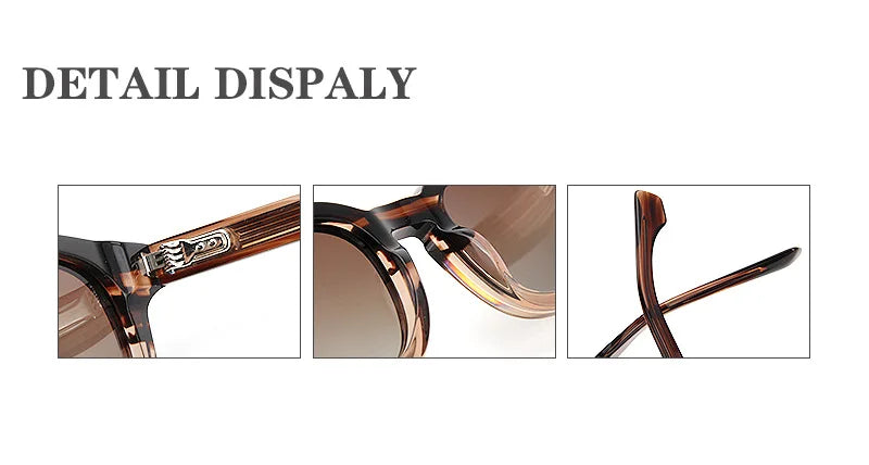 High Quality Acetate Men Polarized Sunglasses Women Tourism Driving Sun Protection UV400 Sun Glasses Support Prescription Lenses