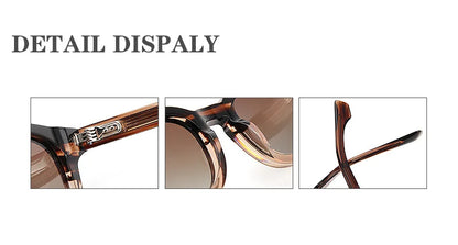 High Quality Acetate Men Polarized Sunglasses Women Tourism Driving Sun Protection UV400 Sun Glasses Support Prescription Lenses