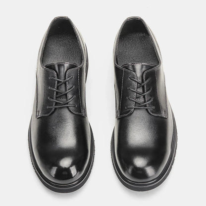 Genuine Leather Men Derby Shoes Ultralight Comfortable fashion Men Casual shoes Black Men Leather Shoes #KD6675