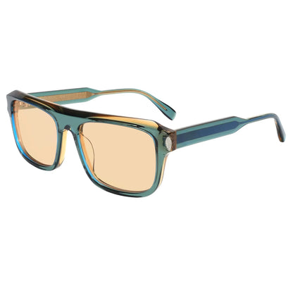 Tortoise Acetate Sunglasses Vintage Rivet Rectangle Frame UV Protection Unisex Retro Sun Glasses Fashion