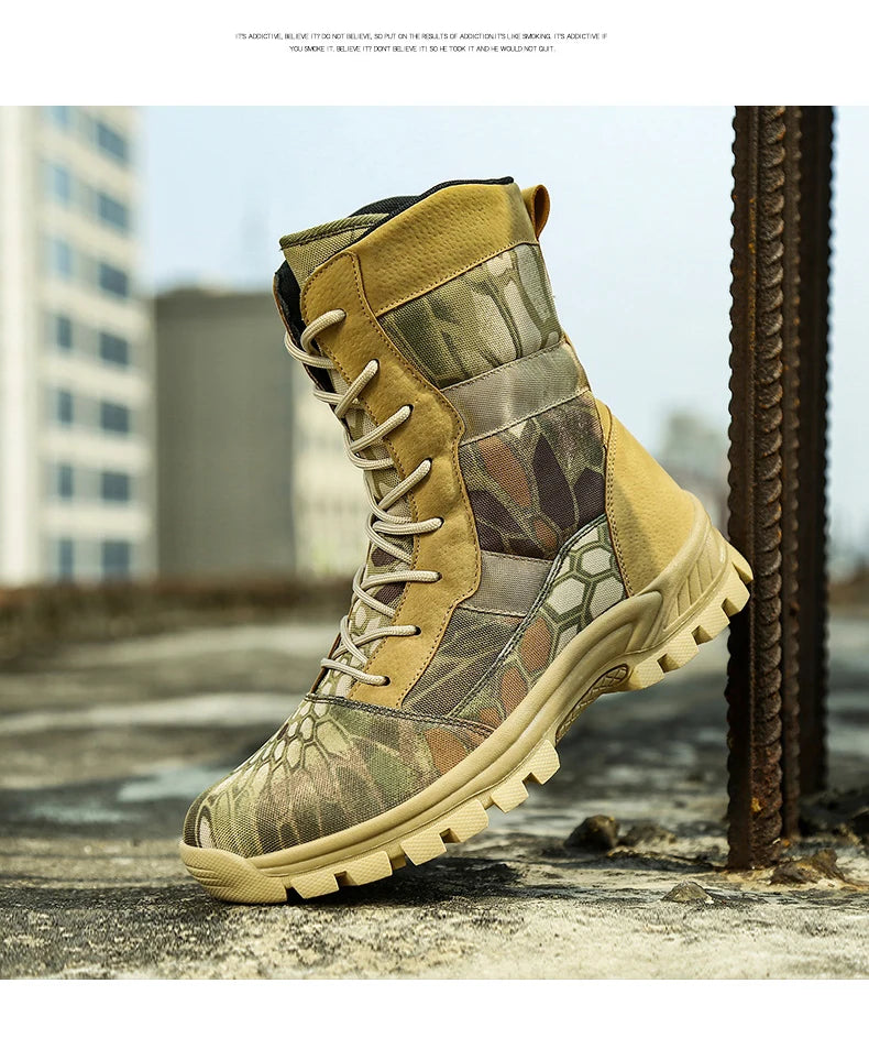 Men Tactical Boots Waterproof Hiking Shoes Brand Ankle Plus Climbing Shoes Size Boot Free Shipping Outdoor Casual