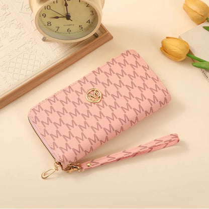 New Zipper Long Wallets Women Men Coin Purses Multi-card Slot Cards Holder Handbags Billfold Wristlet Wallet Clutch Money Bags