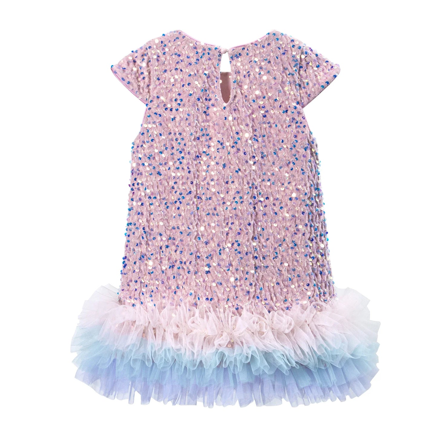 Girls Halloween Sequined Vest Skirt Princess TuTu Dress Children's Birthday Party Christmas Fluffy Dress Mesh Skirt Dresses L465