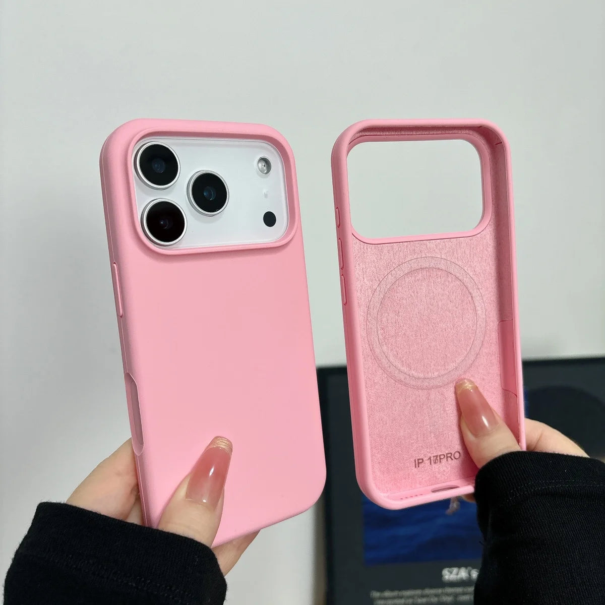 Liquid Silicone For Magsafe Phone Case For iPhone 17 16 15 14 13  Pro Max Plus Magnetic Wireless Charge Cover